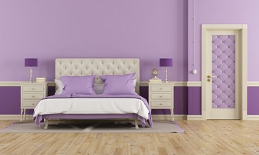 Purple bedroom