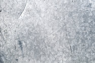 Galvanized iron closeup background texture