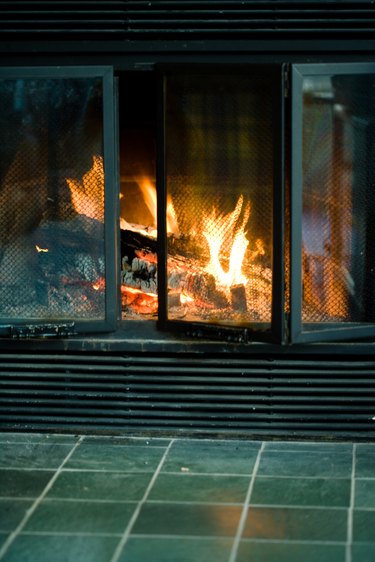 why-is-my-fireplace-glass-turning-black-hunker