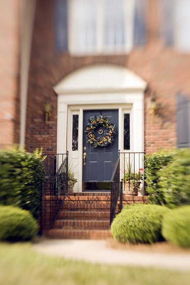 What Color Front Door For Red Brick House