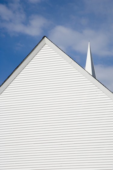 High section view of a building, Massachusetts