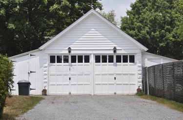 Two Car Garage A Frame Style Architecture