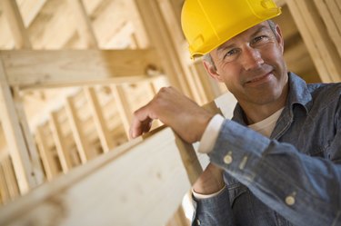contractor on construction site