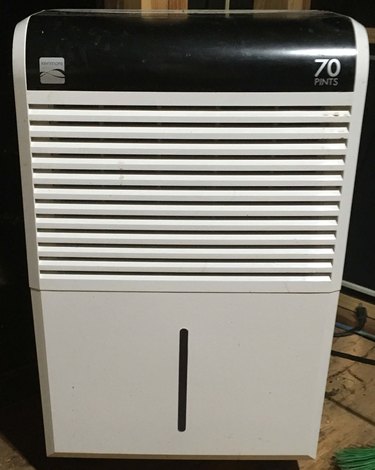 Front view of dehumidifier.