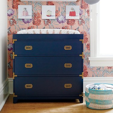 navy blue changing table