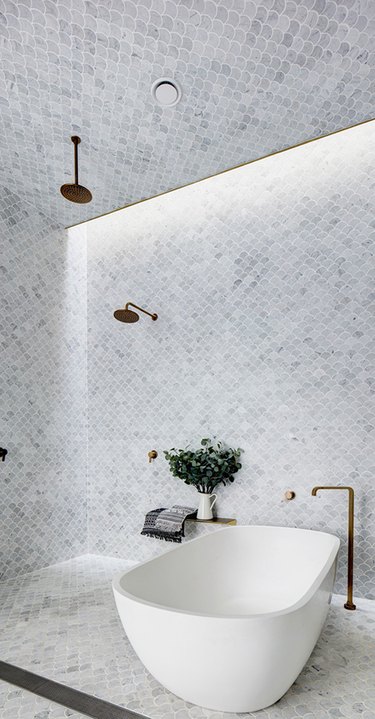 mosaic tile bathroom