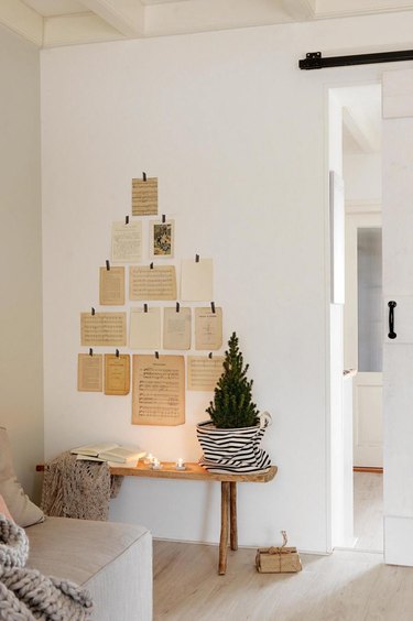 christmas tree alternative paper