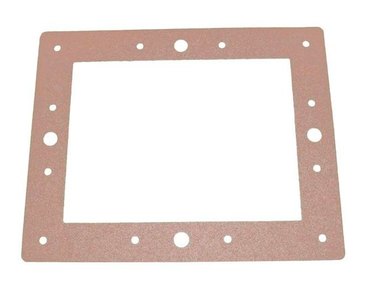 A replacement gasket for an above-ground pool skimmer.