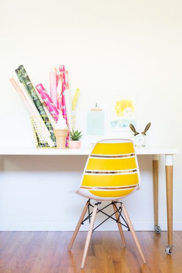 Peel and Stick Chair Makeover