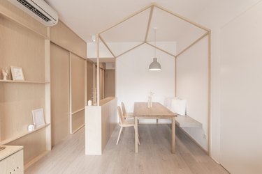 Japanese minimalist dining room