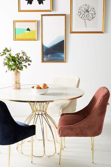 Anthropologie dining table and chairs