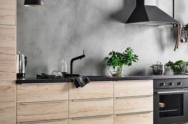 modern light wood kitchen cabinets