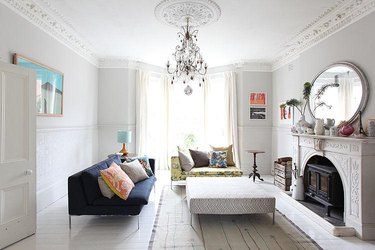Modern victorian living room