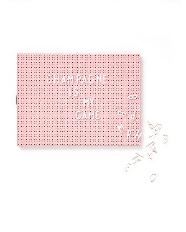 pink letter message board