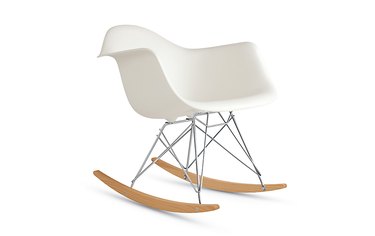 Eames molded plastic rocking chair