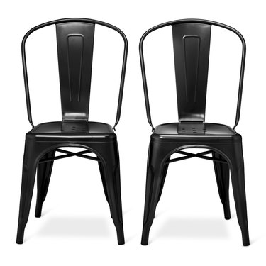black dining chair