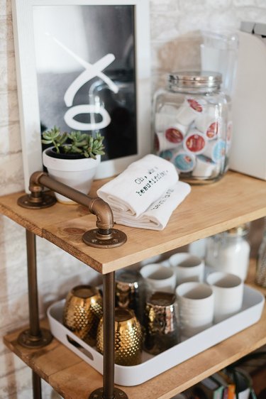 DIY Coffee Bar Cart