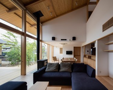 Japanese minimalist living room