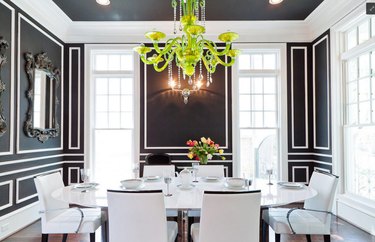interior paint color black paint dining room