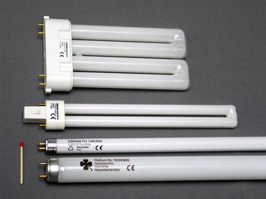 Selection of fluorescent tubes