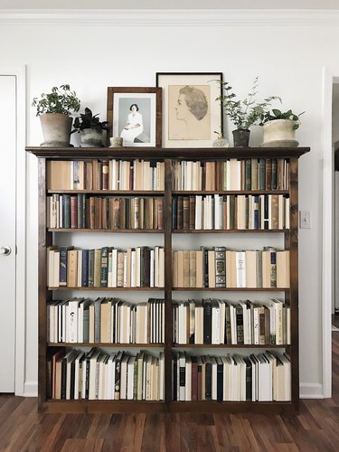 book-filled bookcase