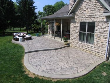 25 Inspiring Stamped Concrete Patio Ideas and Designs | Hunker