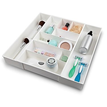 Expandable Plastic Cosmetic Drawer Organizer