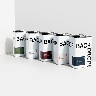 backdrop-branded paint cans