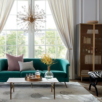 art deco living room