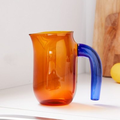 orange glass jug