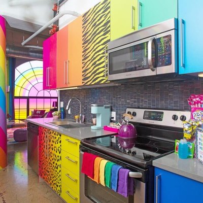 rainbow kitchen space