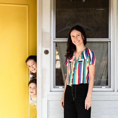 Letitia Fernandez Ivins at home