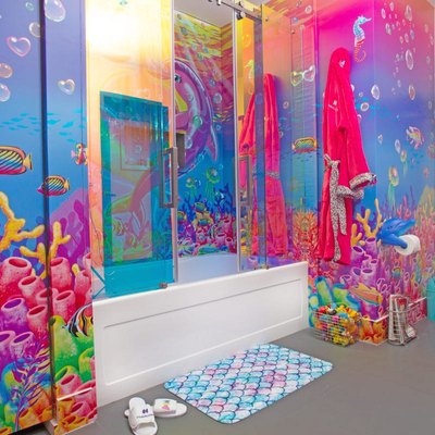 Lisa Frank bathroom