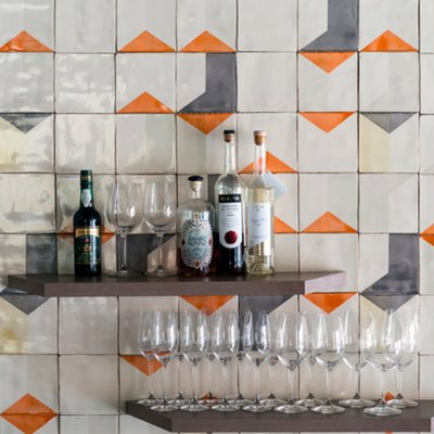 Smink Things Ceramic Tile Kitchen Backsplash in After Lowry