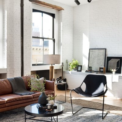 soho loft apartment with modern furnishings