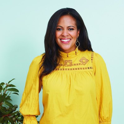 woman with yellow shirt