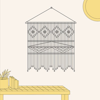 macrame illustration