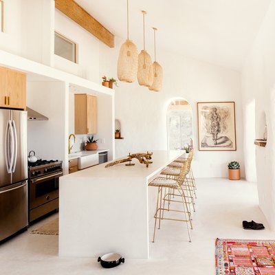 Bohemian California kitchen