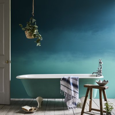 ombre accent wall ideas