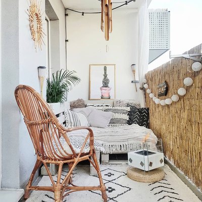 boho chic balcony