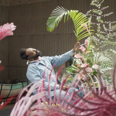 maurice harris with fauna and flowers