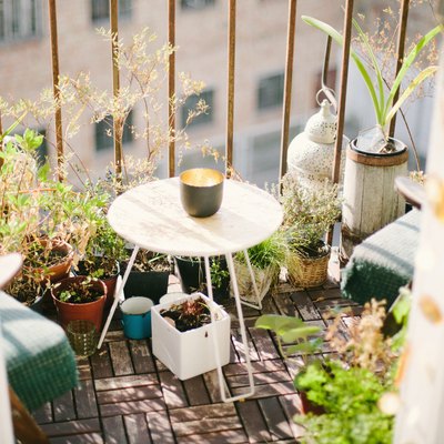 balcony area