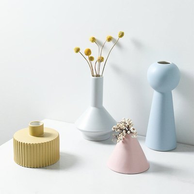 pastel vases