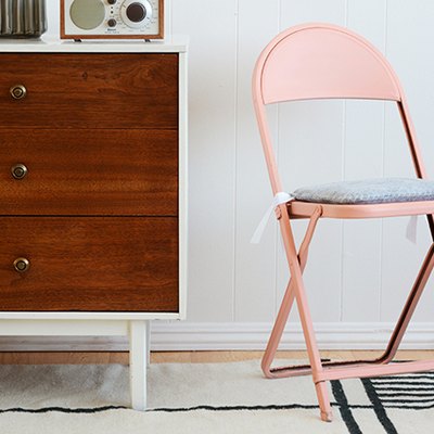 DIY Seat Cushion for Folding Chair