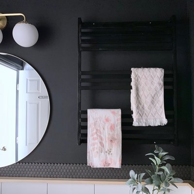 DIY Modern Bathroom Towel Rack