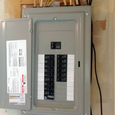 Indexed electrical panel.