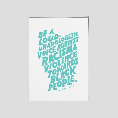Voice Against Poster, $5