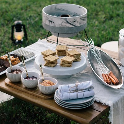Outdoor S'mores Station