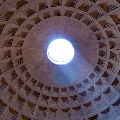 The dome of the Pantheon from inside.