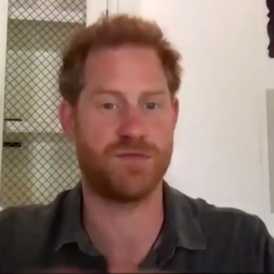 screenshot showing Prince Harry